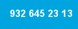 932 645 23 13 932 645 23 13